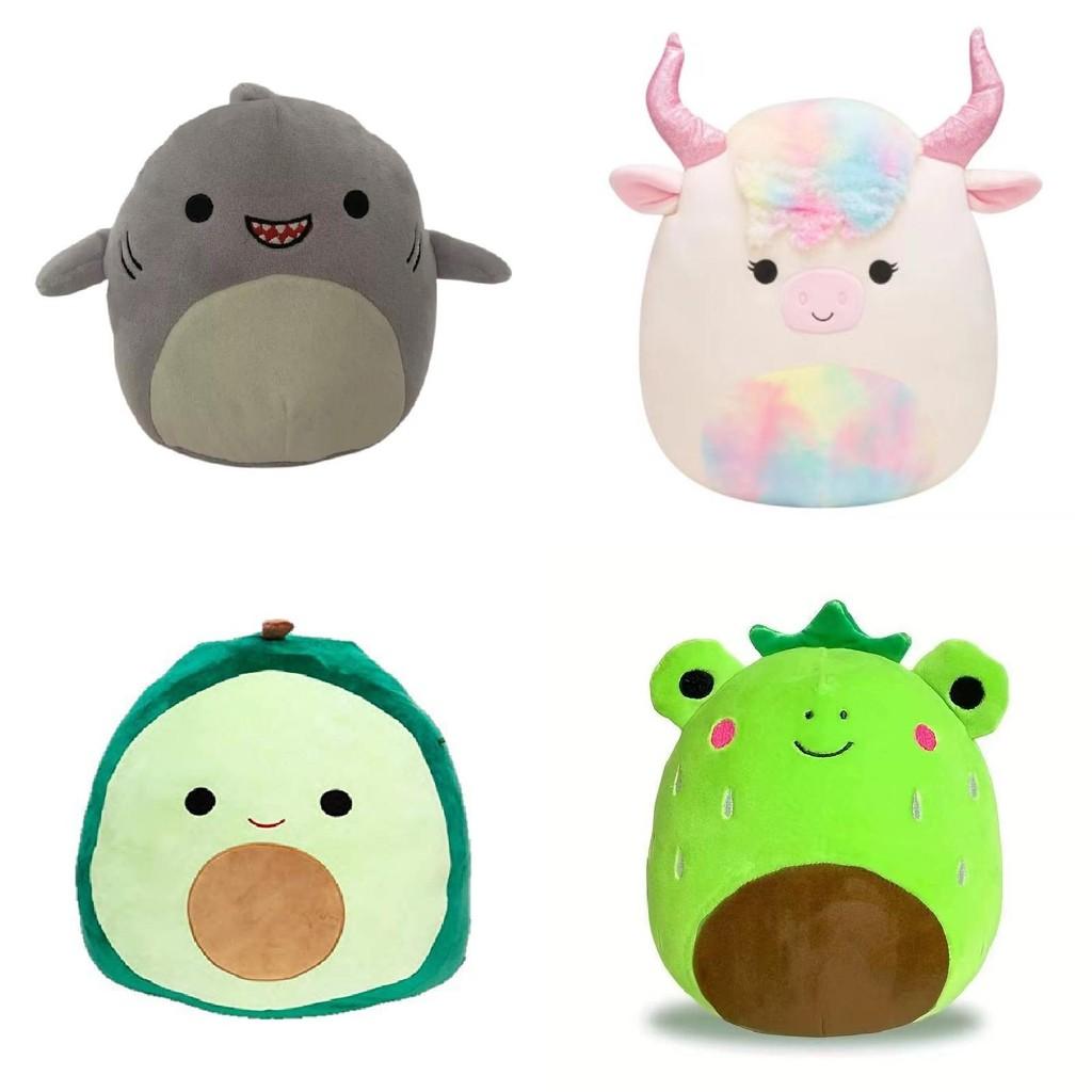 Плюшевая игрушка Squishmallows Кот-Акула Кролик С наполнителем из ПП хлопка Для детей и коллекционеров