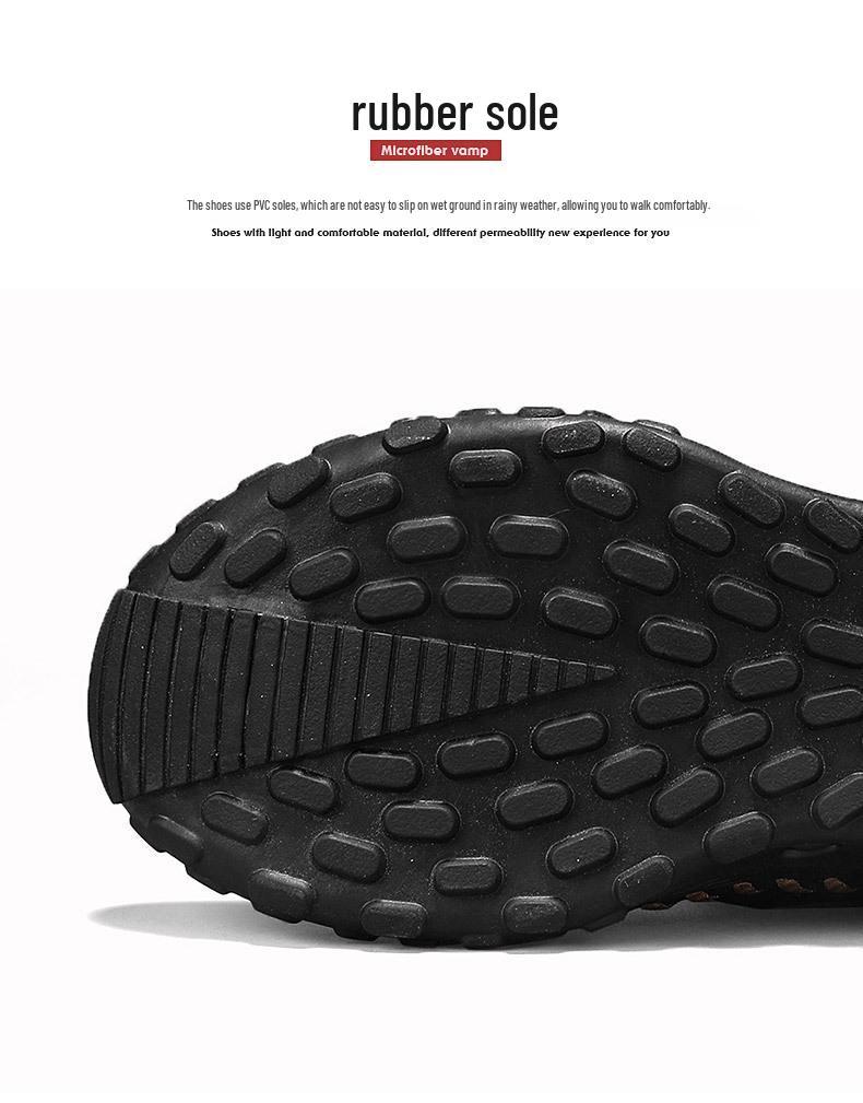 Men's Plus Size Velvet-Lined Martin Boots - Mid-Top Casual Outdoor Short Boots for Spring and Autumn