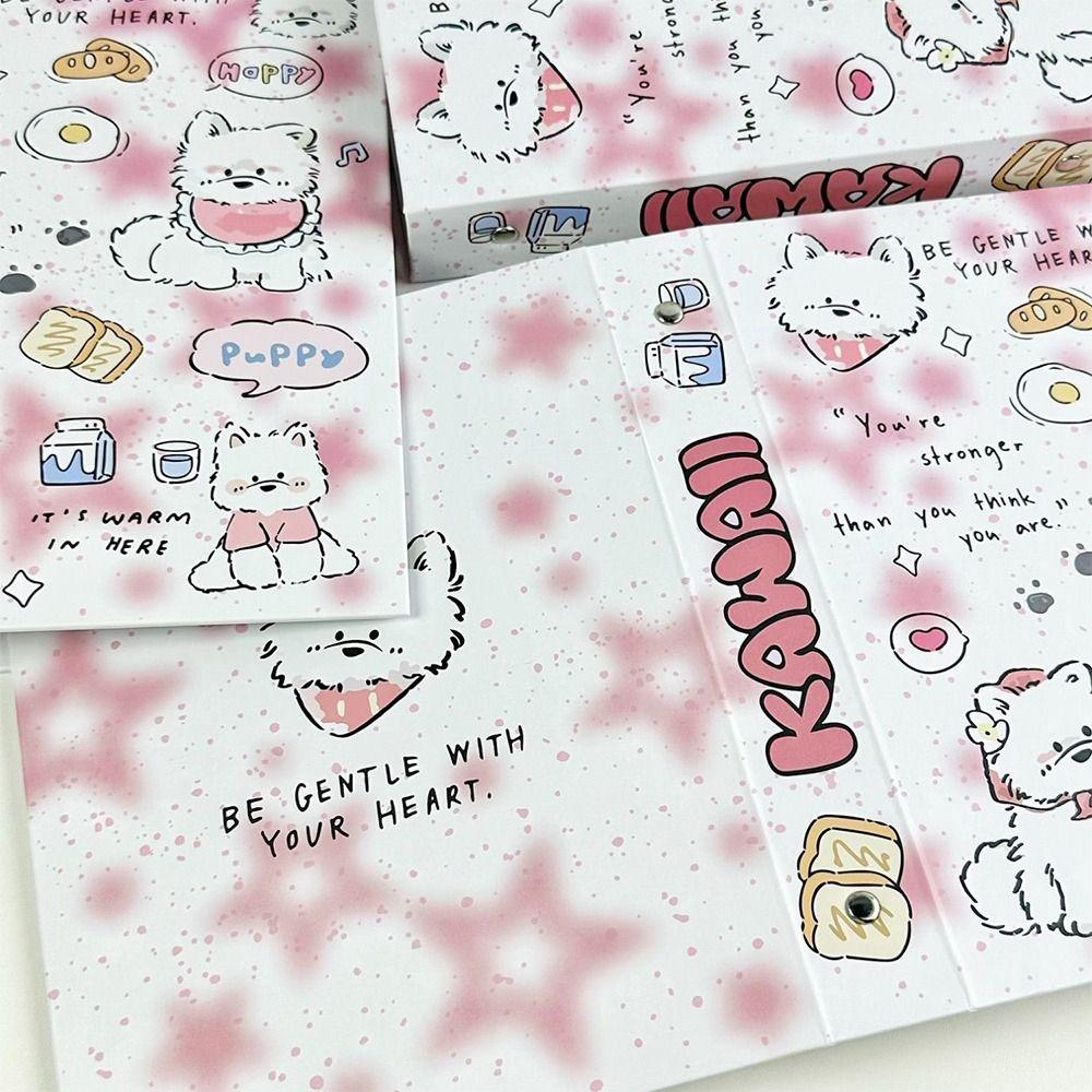 Beautiful Hand Drawn Photo Album Binder Photocard Collection Books Cartoon Photocard Holder Gift