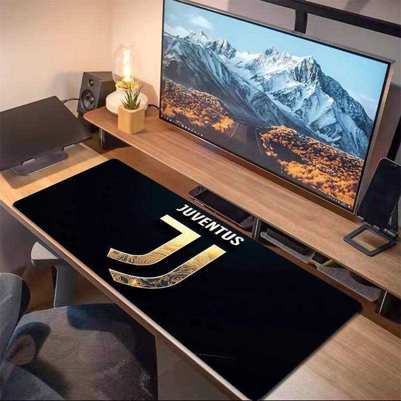 Juventus Football Club Print Cushion Non-slip Laptop Tablet Big Mousepad XXL Mat Mini PC Playmat With Lock edge