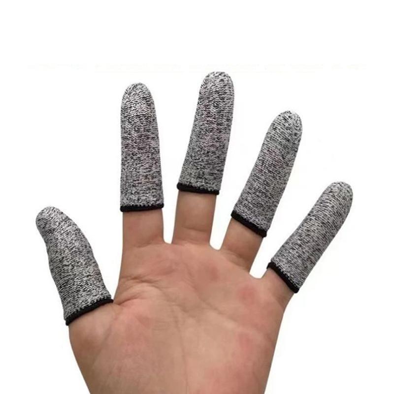 10Pcs Cut Resistant Finger Cots Finger Sleeve Protectors Reusable Finger Covers