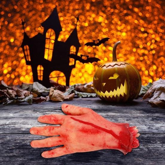 Хэллоуин сломанный палец реквизит набор реалистичные поддельные кровь отрубленные пальцы отрубленные руки ноги украшения для костюмированной вечеринки ужасов