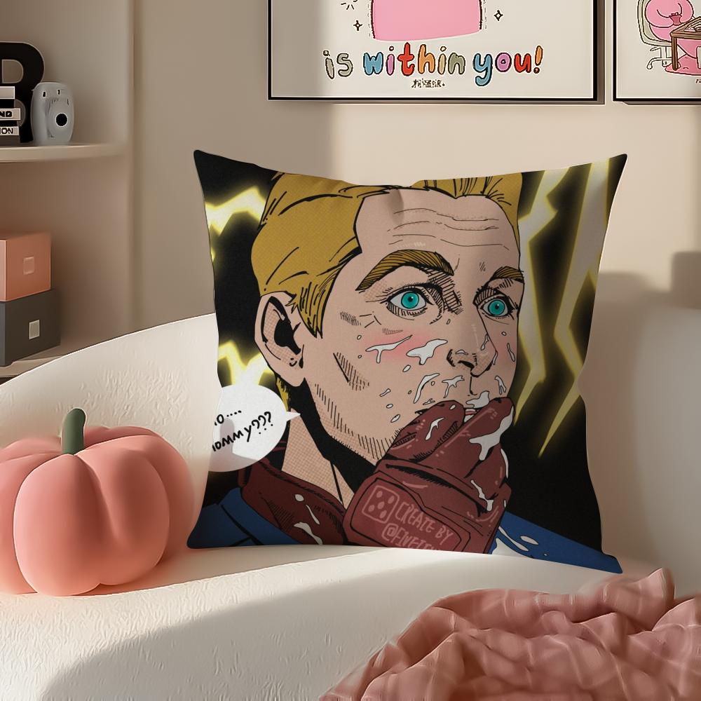 TV Show The BBoys Cushion Cover Pillowcase Short Plush Invisible zipper Room Sofa Cushion Cover