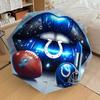 1pc Indianapolis Colts Lipstick Football Helmet Umbrella with Plastic Handle,Suitable for All Seasons Home Travel Outdoor UmbrellaDD453