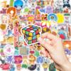 100 Мультфильмов Сяоцин Животные Цветы Еда Смешивай и Сочетай Наклейки Декоративные Мобильный Телефон Планшет Водонепроницаемые