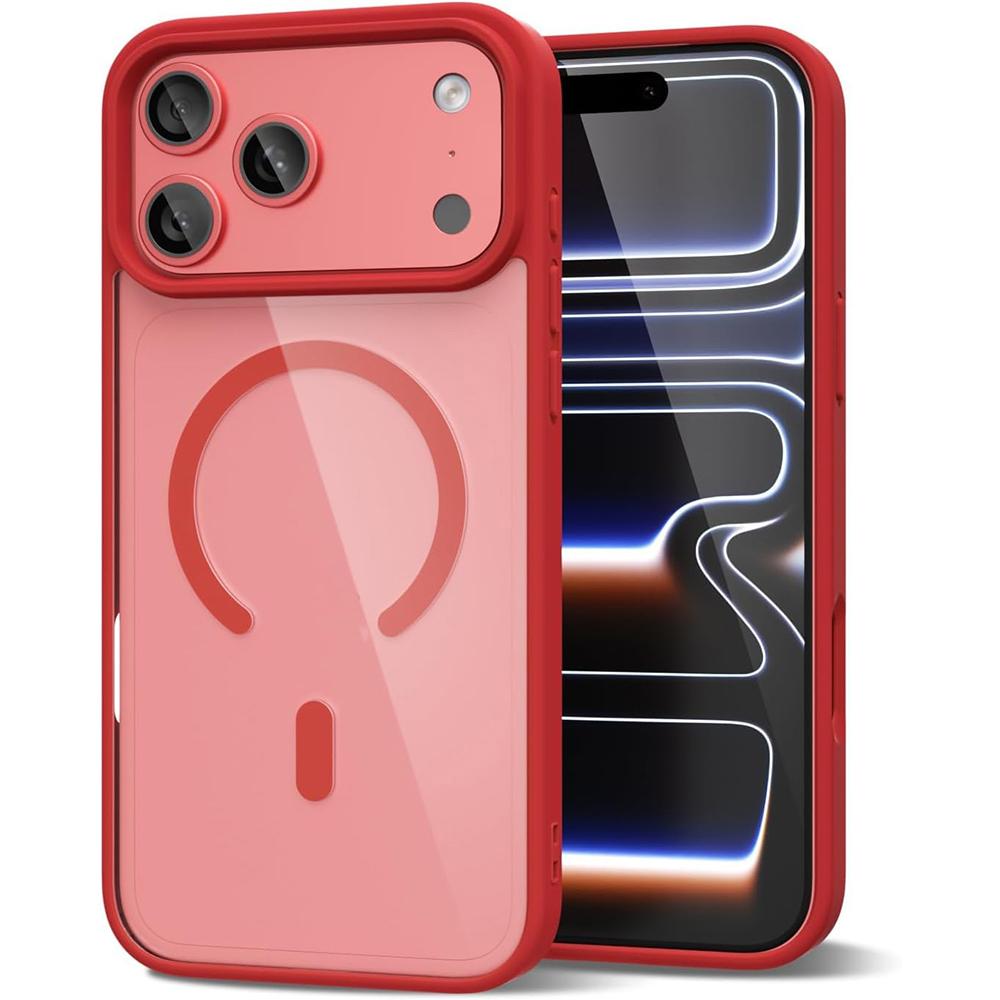 Нежелтеющий чехол для Magsafe Mag Safe iPhone 17 Air 16E 16 Pro Max 15 Plus 14 13 Mini 12 11 Se 2022 2020 8 7 Plus Xr Xs Max Чехол для телефона Аксессуары