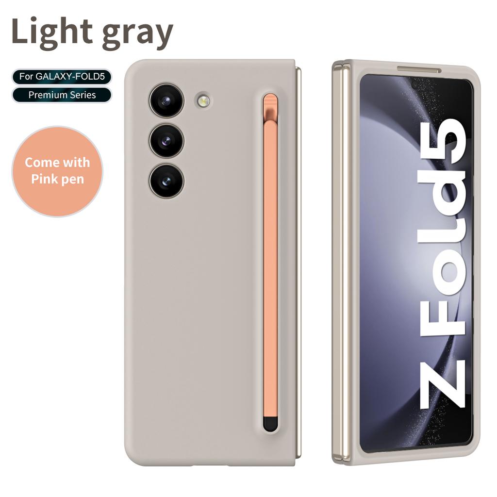 For Samsung Galaxy Z Fold 6 5 Case Hinge Fold 4 3 with S Pen Holder Magnetic Plating Armor Shockproof 360 Full Protector Cover