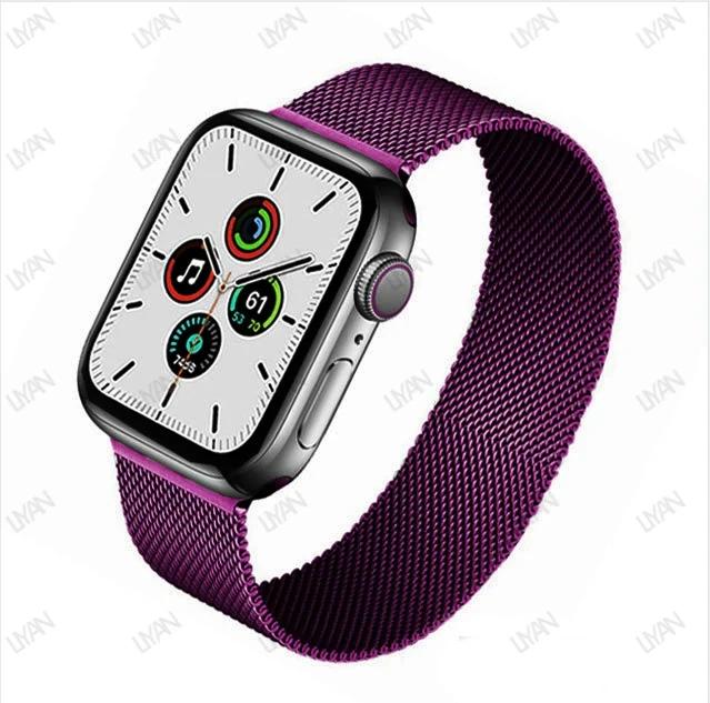 Миланская петля для ремешка часов 44 мм 45 мм 40 мм 41 мм 46-42 мм браслет pride iwatch series 9 8 7 6 SE 5 4 10 ultra 2 49 мм ремешок