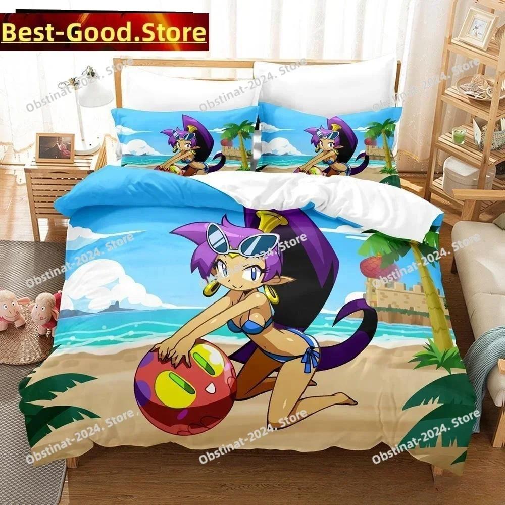 3D Комплект постельного белья Shantae Half-Genie Hero С принтом Одеяло Покрывало Наволочка 3 предмета Детский Взрослый Размер
