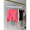Lu Same Style High Waist Hip Lifting Sport Shorts Women's New Tight Pleating Yoga Pants Outwear Running Fitness Shorts