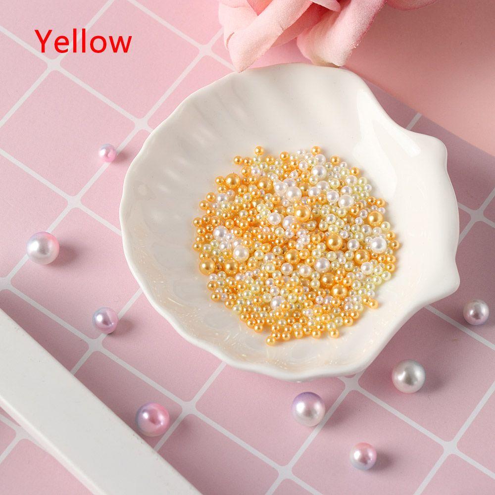 Новые поделки Наполнитель для скрапбукинга Ожерелье УФ-смола Без отверстий Имитация жемчуга Бусины Изготовление украшений