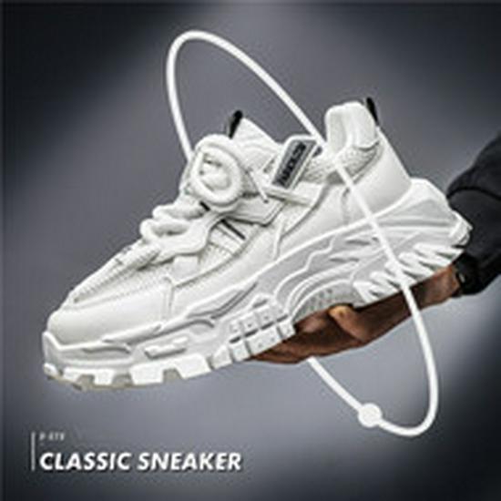 Мужская корейская модная спортивная обувь 2024 года — стиль Харадзюку, доступны большие размеры