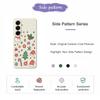 For Samsung Galaxy A17 5G Case Snowman and Santa Hat Pattern Printing Straight Edge TPU Phone Back Cover