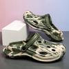Claccis Men Slippers 2025 Men Summer Beach Shoes Women Outdoor Shoes Camouflages Slide Sandals Summer Couples Garden Clogs