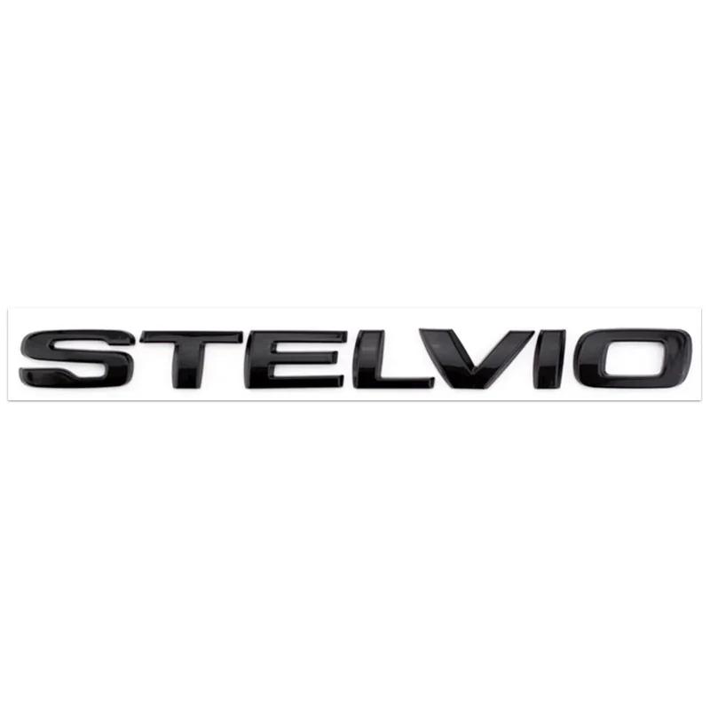 3D ABS Car letter Badge Sticker Logo Rear Trunk Emblem Auto Accessories For Alfa Romeo 147 156 Q2 Q4 Ti Veloce Giulia Stelvio fw6