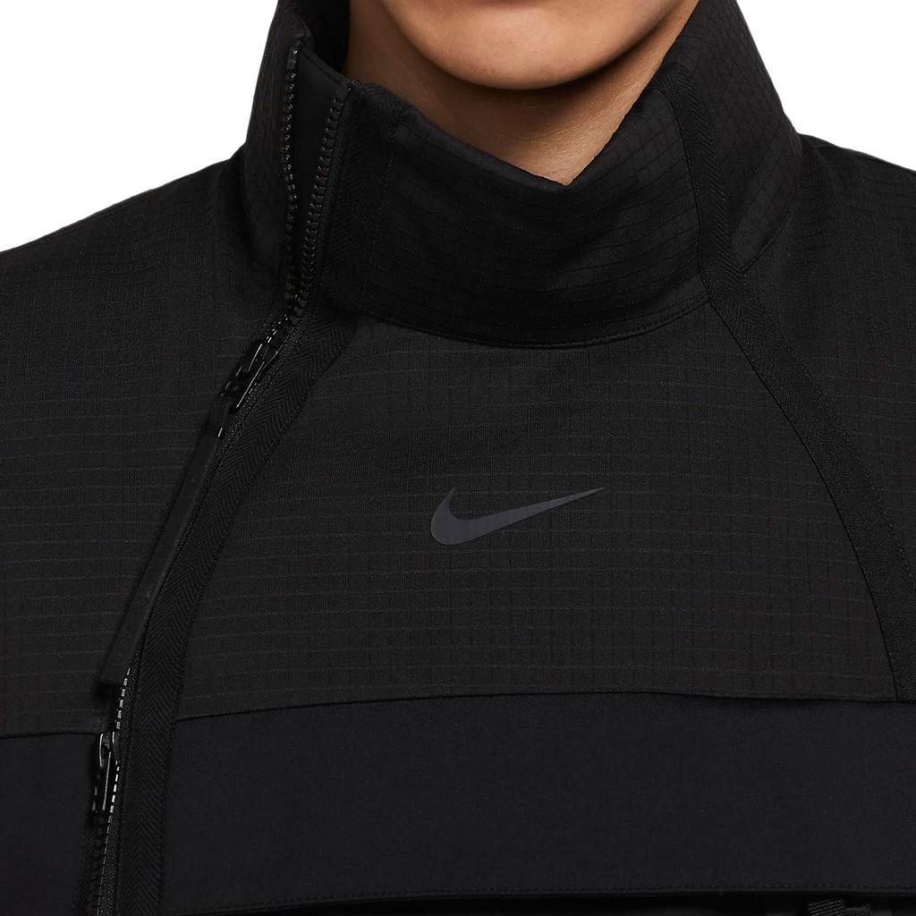 Nike Жилеты Мужские Черный Стойка Умеренный Другое CZ9265-010