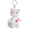 NICI Мягкий брелок Кот Любовь 10 см