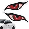 Qizaoly Motorcycle Eye Sticker, Evil Eye Sticker for Car | Spooky Rear Window Decoration