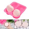Soap Making 4 Cavity Silicone Soap Molds Portable Unique Soap Making Tools Round Oval Heart Square Shape Handmade Soap Mold