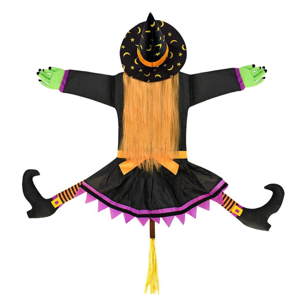 Halloween Crashing Witch Into Tree Witch Flying Prop Halloween Decoration Flying Witch Hitting Tree Funny Door Porch Tree Decors