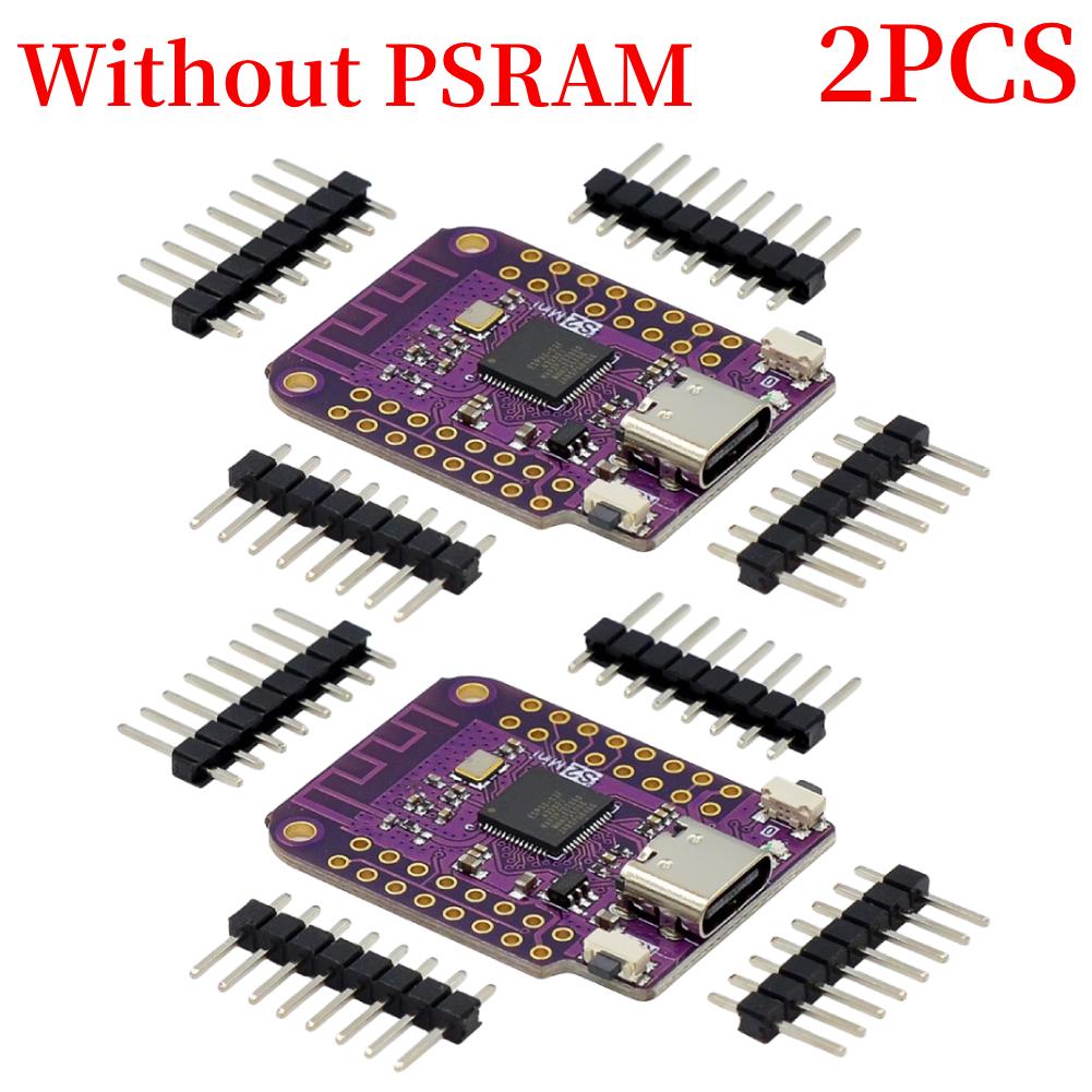 1/2PCS ESP32 S2 Mini WIFI IOT Board Based ESP32-S2FN4R2 ESP32-S2 4MB Flash Type-C Connect Arduino Compatible with MicroPython