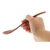 Ishida Long Spoon, Lacquered, Natural Wood, Dimensions: 18 x 2.8 x 0.8 cm