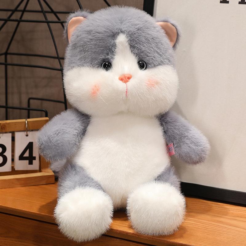 Милый персиковый кот Уродливый милый котенок Игровой автомат для захвата кукол Кукла Плюшевые игрушки Детский подарок на день рождения