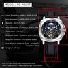 PAGANI DESIGN YS017 Мужские скелетные автоматические механические часы Креативный циферблат Турбийон Сапфировое стекло Водонепроницаемые до 100 м Наручные часы