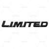 3D Metal LIMITED Letters Rear Trunk Emblem Sticker Car Side Fender Badge Decals For Toyota Highlander Accessories HH0