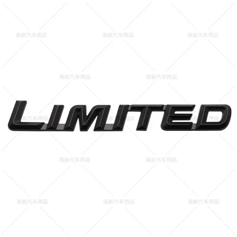 3D Metal LIMITED Letters Rear Trunk Emblem Sticker Car Side Fender Badge Decals For Toyota Highlander Accessories HH0