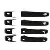 Car Exterior Door Handle Cover Glossy Black Replacement for Jeep Grand Cherokee WK2 WL 2011‑
