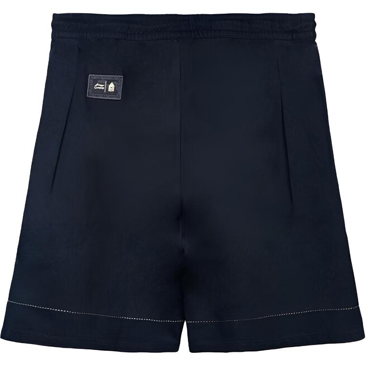 Повседневные шорты Li Ning мужские темно-синие умеренные AKSV697-2