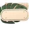Oval Leather Crochet Bag Base - Hardened Handmade DIY Woven Bag Bottom Plate