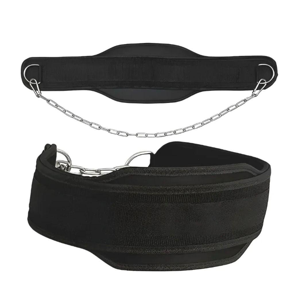 Adjustable Weight Lifting Belt Thicken Weighted Muscle-up Belt Weighted Pull-up Belt  Fitness