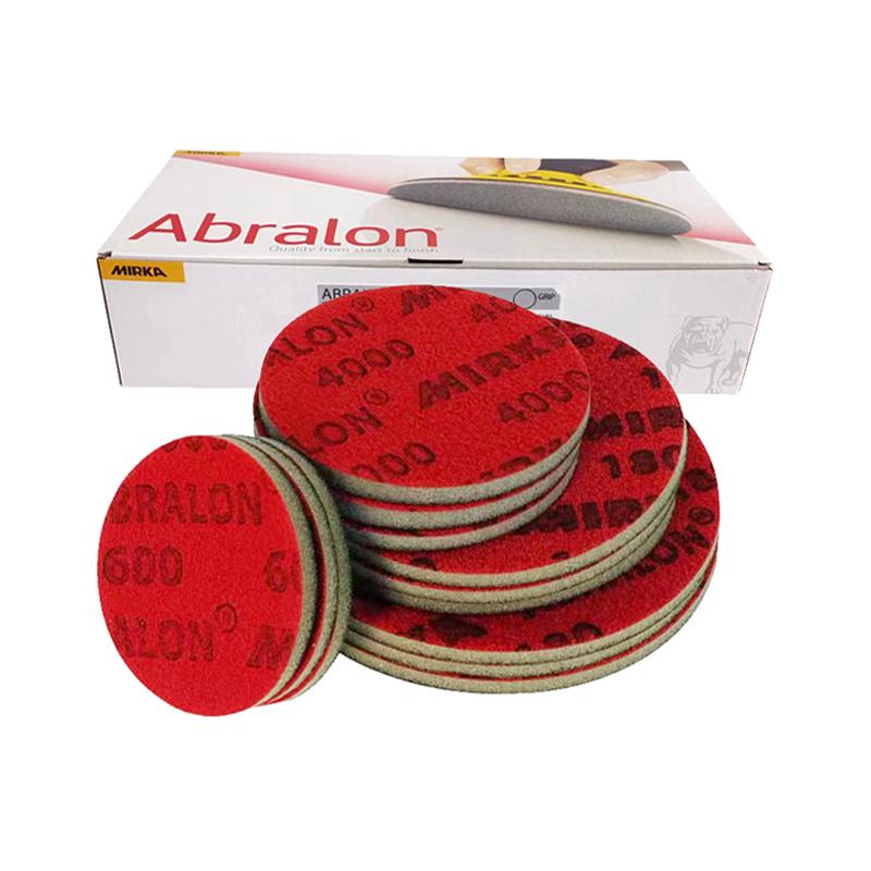 MIRKA 6-inch Sponge Sandpaper 150MM Circular Flocking Grinding Disc For Fine Polishing Of Car Paint Surface P180-P4000