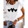 Love Style Trend Cute 90s Short Sleeve Print T Shirt Clothing Tee Women Graphic T-shirt Summer Clothes Fashion Female Top
