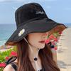 Small Daisy Bucket Hat Spring and Autumn Double-sided Wear Large Brim Sun Protection Sun Hat Women's Summer Face Cover Sun Hat