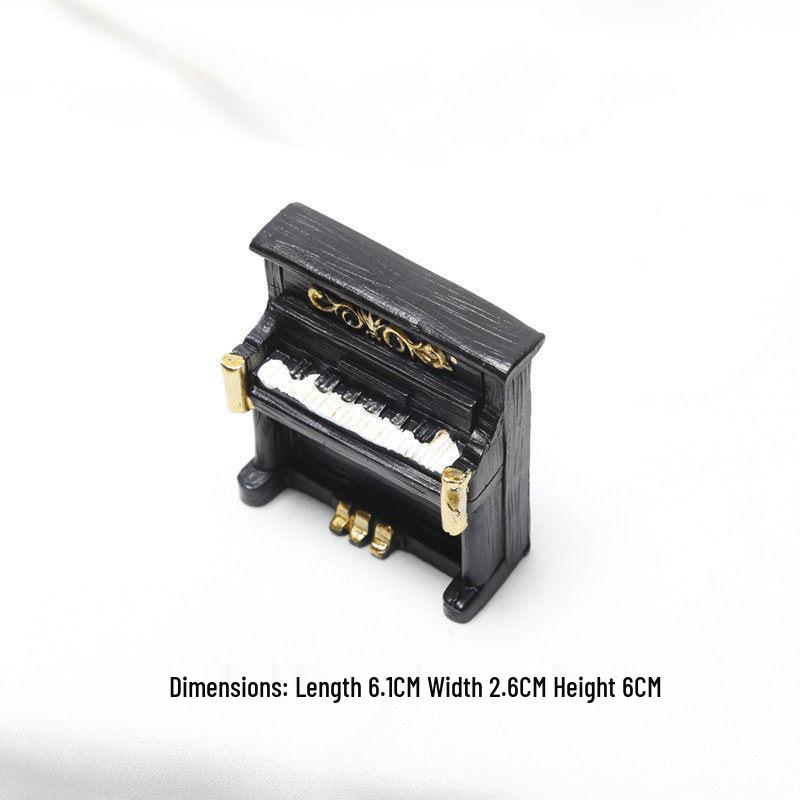 Vintage Camera Phone and Piano Decoration for Creative Photography Props