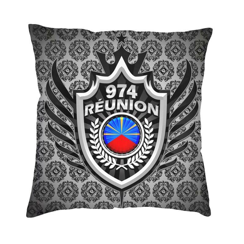 La Reunion Et Margouillat White Logo Throw Pillow Case for Sofa Modern Cushion Cover Soft Pillowcase