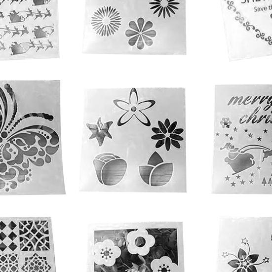 Yousheng 1 набор трафаретов для рисования с цветочным узором многофункциональный шаблон для рисования из ПЭТ-бумаги для настенного искусства