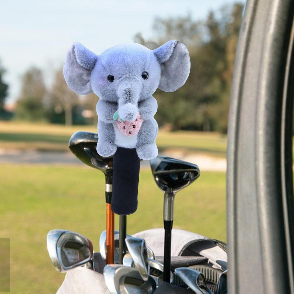 Wood Golf Club Headcover Head Cover Soft Accessories Cartoon Adorable Protection Sleeve