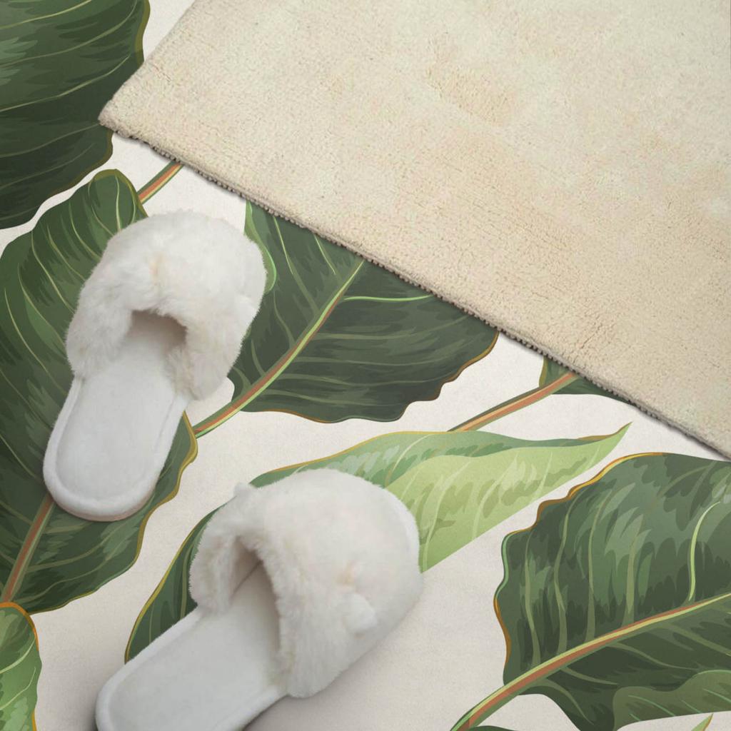 Vinyl Panel With A Motif For An Easy Wall Transformation 100x50 cm Leaves In A Tropical Style