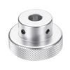 Uxcell Aluminum Alloy 40mm 10mm Machine Tool Handwheel with Wrench and 2 Screws for Milling Machines and Silver Handwheel, OD, Bore, Lathes,
