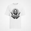 Jesus Gesicht Is King Glaube Christen Betten T-Shirt Herren Baumwolle