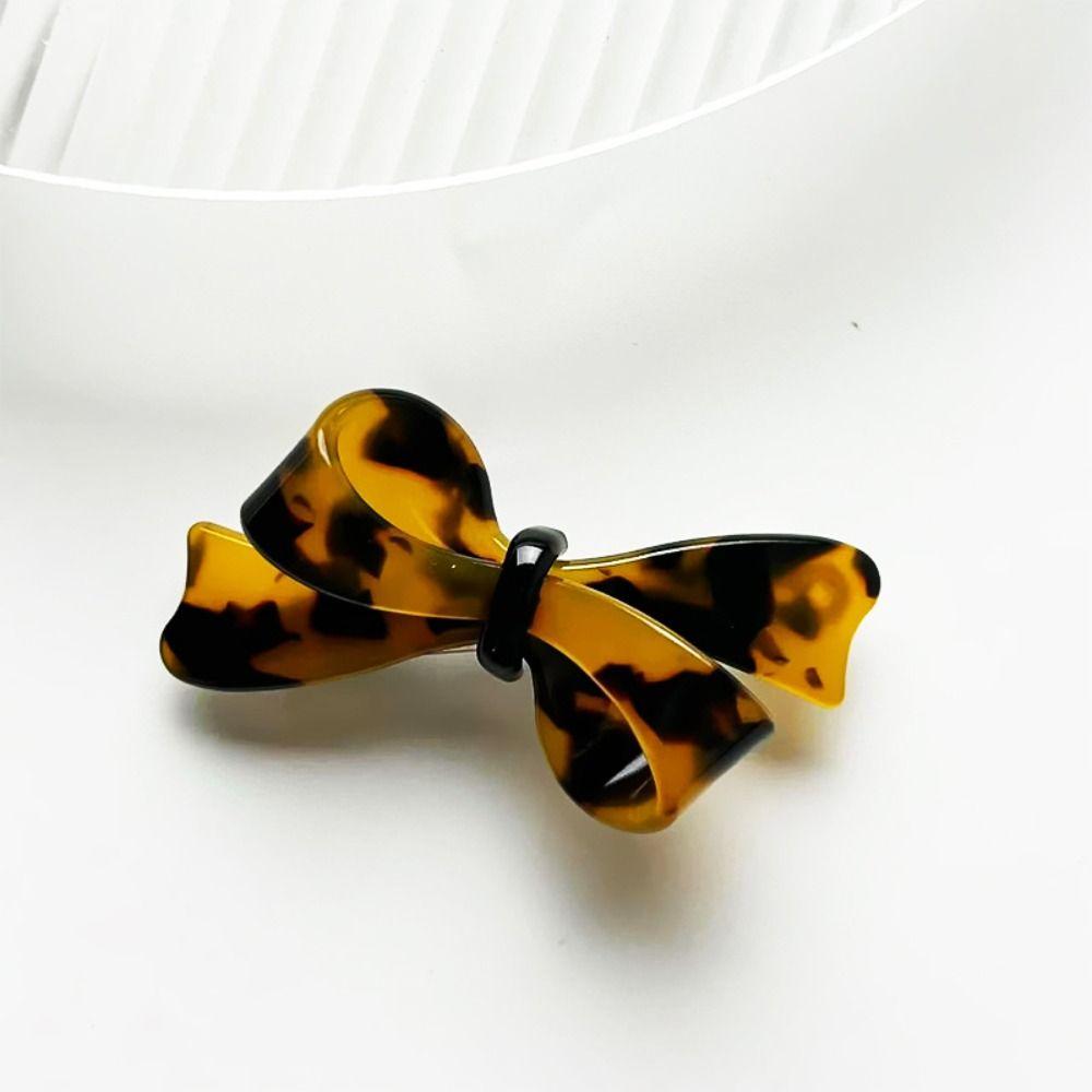 3D Butterfly Knot Hair Clip Acetic Acid Duckbill Clip Cute Bangs Hairpins  For Women Girls