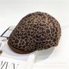 Retro leopard print forward hat female new Spice Girl early autumn cap temperament versatile painter beret