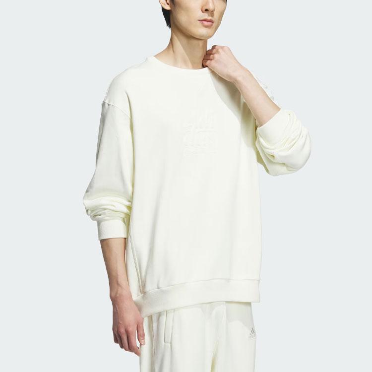 Adidas Graphic Sweatshirt Men's Ecru IT3975