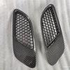 2PCS Carbon Fiber Look Engine Front Bonnet Hood Vent Air Intake Cover Fit for BMW E90 E91 E92 E93 M3 Type 2007-2011 2012 2013