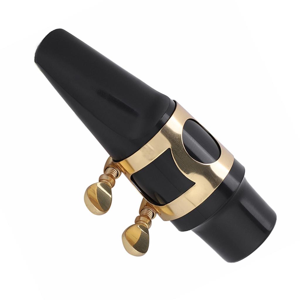 Альт-саксофон Мундштук для саксофона из АБС-пластика с колпачком Металлическая пряжка Подушечки для тростей Музыкальные инструменты