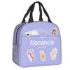 Сумка для ланча Florence By Mills, женская, термохолодильная, изолированная, для взрослых, офисная, пикниковая, еда, сумки-тоут